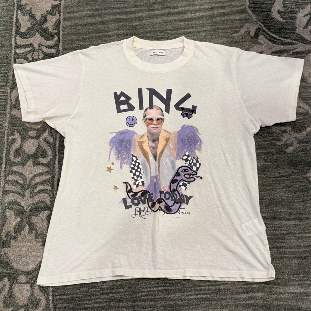 Anine Bing Elton John tee